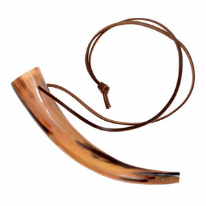 Corne musicale polie Viking faite à la main Décoration de Noël traditionnelle et récipient à boire - Product Image 5