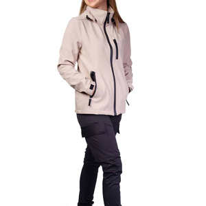 Veste Softshell pour femme, sportive et décontractée, avec poignets ajustables, respirante, imperméable, en nylon fini pour l'extérieur - Product Image 2