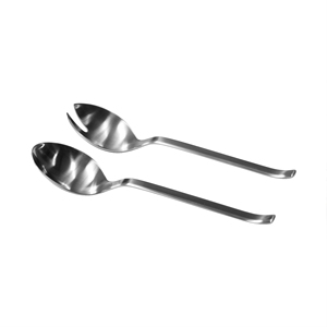 UNIFORM Hot Selling Stainless Steel Brass Copper Salad Server Cutlery <b>Set</b> Best Kitchen Serving Tools for Serving Salad - Product Image 3