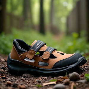Sandalias de Seguridad Dragster-1240 de Cuero Marrón/Negro, Talla 47 - Product Image 3