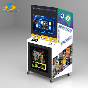 Máquina de juego de arcade comercial barata, edición de gabinete de madera para juegos de PC, máquina de juego 4K para 2 jugadores que funciona con monedas, ahorra mano de obra de <span class=keywords><strong>alquiler</strong></span> - Product Image 1