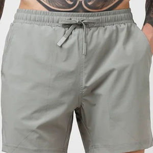 กางเกงขาสั้นตาข่ายไนลอนสำหรับผู้ชายกางเกงขาสั้นตาข่ายระบายอากาศได้ดีพิมพ์โลโก้ได้ตามต้องการสไตล์ใหม่ - Product Image 5