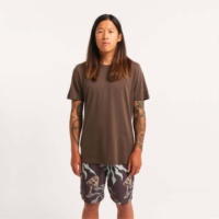 T-shirts en coton de haute qualité pour hommes logo imprimé personnalisé conception unie doux à manches courtes confortable tenue décontracté d'été