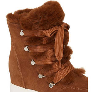 Stivaletto da Donna Steve Madden Wharton Marrone in Ecopelliccia, Taglia 8.5 M con Funzione di Aumento Altezza - Product Image 2