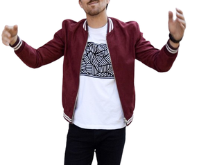 Blouson d'aviateur OEM de haute qualité pour hommes blouson de vol avec logo personnalisé brodé et imprimé tissu imperméable pour hommes - Product Image 1