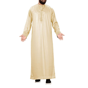 Nouveauté, vente en gros directe d'usine, thobes, nouvelle conception, vêtements musulmans tendance, jubbah pour hommes à prix avantageux, service OEM - Product Image 4