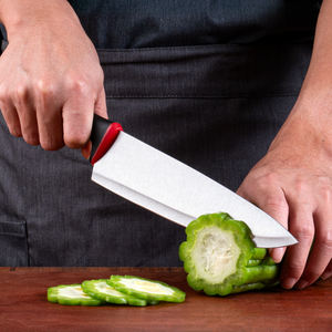 Venta al por mayor personalizado de alta calidad OEM ODM servicio profesional hoja afilada de acero inoxidable Chef cuchillo de cocina de acero cuchillo de comida - Product Image 6