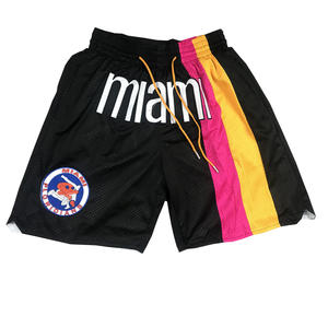 Sublimation personnalisée en gros 5 pouces entrejambe vierge maille Shorts hommes avec poches respirant mode pantalons de survêtement été maille court - Product Image 6