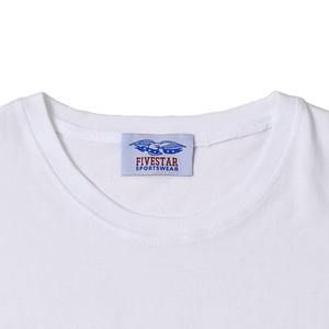 T-shirt tubulaire en jersey blanc pour homme, 100% coton, col rond uni et doux, manches courtes, logo décontracté avec impression personnalisée - Product Image 4