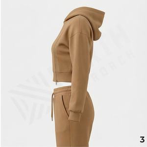 Chándal Deportivo para Mujer, Último Diseño, 100% Algodón, para Gimnasio, Atletismo, Correr, Trotar, Suave - Product Image 3