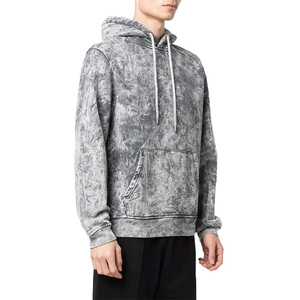 Sudaderas con Capucha y Bolsillo con Cremallera, Estilo Vintage, Lavado Ácido, Felpa Desgastada, Personalizadas con Logotipo al por Mayor para Hombre, Talla Grande, Gruesas, para Invierno - Product Image 1