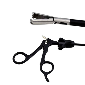 Pinces rétractables à griffes en acier inoxydable de 5 mm et 45 cm, forceps manuel à action simple, instrument chirurgical laparoscopique pour cliniques - Product Image 1