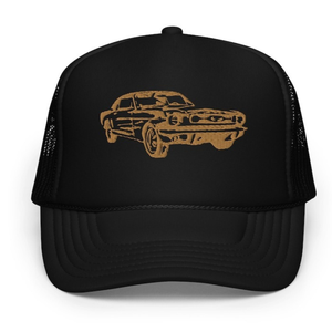 Casquette unisexe personnalisée de haute qualité en tissu mesh 5 panneaux 100% coton, impression de logo sur mesure, visière incurvée bicolore, ODM OEM - Product Image 6