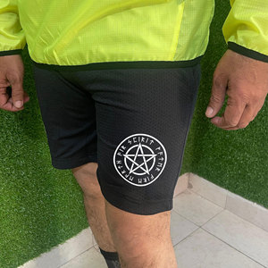 Wholesale Winter Fashionable High Street Unisex Thermal 2-Piece Workout Fleece Joggers Shorts Hoodie <b>Set</b> Plus Size Breathable - Product Image 6