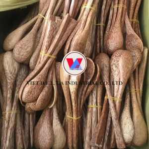 ชุดชามและช้อนมะพร้าวทำด้วยมือธรรมชาติเป็นมิตรต่อสิ่งแวดล้อม - Product Image 3