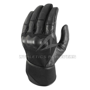 Guantes de moto personalizados profesionales Guantes de cuero hechos en fábrica con funcionalidad de pantalla táctil - Product Image 5