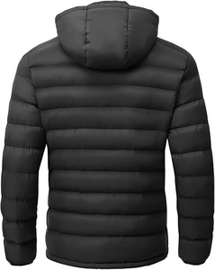 Abrigo de invierno de alta calidad para hombre, chaqueta ligera con capucha, chaqueta acolchada gruesa de burbujas para hombre - Product Image 2