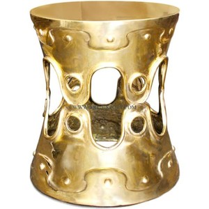 Mesa de centro lateral de Metal chapado en oro de aluminio, muebles de sala de estar y dormitorio de primera calidad, mesa auxiliar para decoración del hogar - Product Image 5