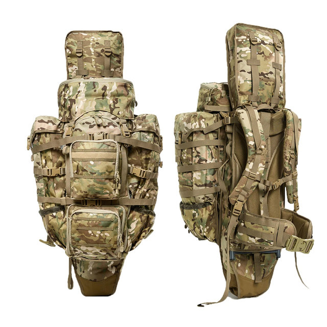 Custom Made Tactical Backpack Adjustable Shoulder Comfortable Durable Large Capacity Hiking and Travelling Bag