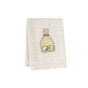 Indian Wholesale Custom 100% Cotton Embroidered 40x70cm Twill Weave <b>Tea</b> <b>Towels</b> Paisley Golf 120GSM Festive Season OEM Bulk Ready - Product Image 4