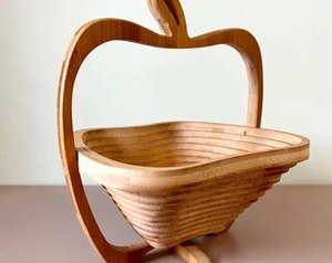 Durable Multifunction Desktop Storage Box Natural <b>Wood</b> Crate for Fruit & Vegetable Wholesale <b>Basket</b> for Fruit Storage <b>Basket</b> - Product Image 3