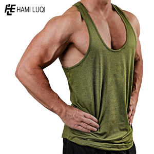 Débardeur homme grande taille XL couleur unie séchage rapide polyester vêtements de fitness décontracté musculation entraînement singulet imprimé gym - Product Image 6