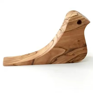 Handmade Rustic Wooden Sparrow <b>Ornament</b> Natural Wood Bird Carving Sculpture Anniversary Perfect Ornamental Bird Handcraft - Product Image 1