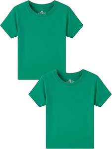 T-shirts à manches courtes pour enfants en coton 100% Family Feeling, respirants et à séchage rapide, style décontracté, motif uni, approvisionnement ODM - Product Image 3