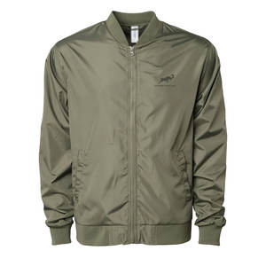 Chaqueta Bomber de Lona Transpirable para Hombre, Marca Privada, con Logotipo Frontal, para Uso en Exteriores, Ajuste Cómodo, al Mejor Precio - Product Image 1