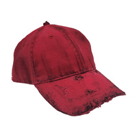 Casquettes de baseball unisexes personnalisées en polyester/coton, 6 panneaux, style vintage usé, style streetwear, ajustables