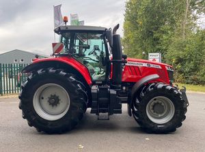 Compre barato listo para usar Massey Fergusson Tractor de granja bastante usado 2023 con todos los componentes principales GPS Dirección automática 4WD en venta ahora - Product Image 5