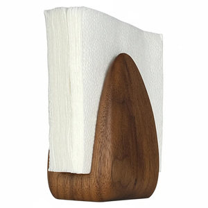 แหวนรองผ้าเช็ดปากทรงสี่เหลี่ยม ทันสมัย เป็นมิตรกับสิ่งแวดล้อม ทำจากไม้คุณภาพสูง ทนทาน เหมาะสำหรับใช้บนเคาน์เตอร์ในห้องครัว - Product Image 4