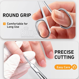 Sharp Precision Cuticle Scissors With Slim <b>Grip</b> For Easy Trim <b>Control</b> Fine Curved Cuticle Scissors With Durable Blades - Product Image 6