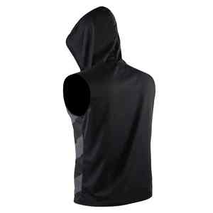 Camiseta sin mangas de algodón con estampado Vintage para hombre, Camiseta de punto para correr de talla grande personalizada al por mayor con características transpirables - Product Image 6