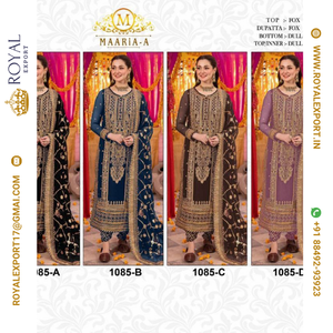 Heavy Fox Georgette con Secuencia de bordado Work Pakistani Suit Set Collection - Product Image 5