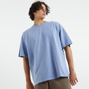 Camiseta de Alta Calidad 100% Algodón Jersey con Logo Personalizado, Cuello Redondo, Manga Corta, Ajuste Holgado, Preencogida, 300GSM, Anti-Pilling - Product Image 5
