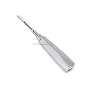 Ascenseur de racine apicale dentaire manuel professionnel poignée ergonomique certifiée CE en acier inoxydable droite gauche droite pour dent - Product Image 2