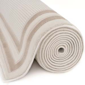 Alfombra con bordes color crema-beige Netline Home Carmel 6060 - Product Image 6