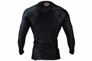 2026 Men Sublimation <b>Printed</b> Polyester/Nylon Breathable UPF50+ Quick Dry Bjj Rash Guard Gym <b>Surfing</b> Diving Compression Short - Product Image 3
