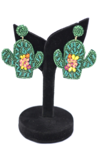 ต่างหูลูกปัดจากสหรัฐอเมริกาที่เป็นที่ต้องการสูงเหมาะสำหรับการจัดแสดงต่างหูสีเขียวเพื่อความภูมิใจในระดับประเทศของคุณ - Product Image 6