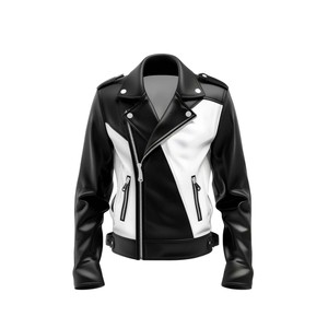 Nouveau hommes panneau travail biker rembourré hommes veste en cuir peau de vache plaine oem veste en cuir de mouton avec des vêtements de motard veste rembourrée adulte - Product Image 6