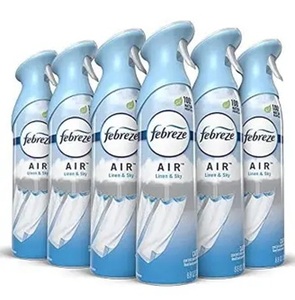 Febreze AIR, Aroma Lino y Cielo, Aerosol de 8.8 oz, Caja de 6 Unidades, Cada Una - Product Image 5