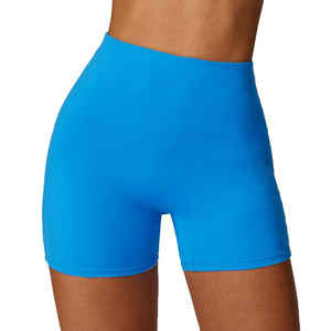 2025 New Workout Fitness Training High Waist Seamless Sports Yoga Biker <b>Shorts</b> With Pocket for <b>Women</b> - Product Image 1