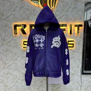 Qualité supérieure Coupe parfaite Sweat à capuche zippé le plus demandé Puff Imprimé fabriqué en usine Prix bon marché Sweats à capuche pour hommes Sweats à capuche pour hommes - Product Image 4