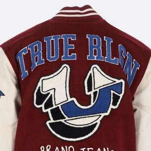 2025 diseños personalizados chaqueta Letterman para hombres bordado, parches de chenilla, escuela y equipo Logos Varsity Jacket - Product Image 6