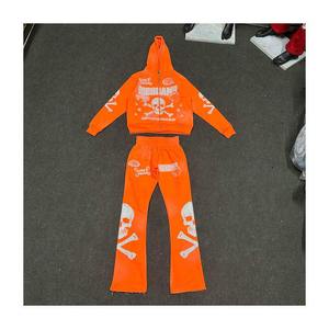 ชุดวอร์มกางเกงวิ่งพร้อมฮู้ดสำหรับผู้ชายชุดวอร์ม2ชิ้นสำหรับวิ่งจ๊อกกิ้งแบบเรียงซ้อนสำหรับฤดูหนาวโลโก้ออกแบบได้ตามต้องการ - Product Image 2