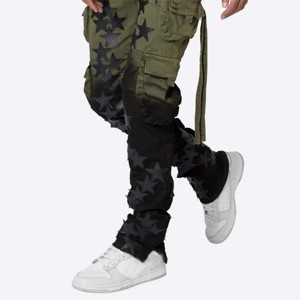 Pantalones vaqueros Cargo de alta calidad para hombres y mujeres cómodos y elegantes perfectos para ropa informal y actividades al aire libre - Product Image 3