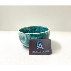 Recipiente para servir aperitivos de último diseño, regalo de Navidad 2025, cuenco para servir resina, cuencos de resina vertidos a mano, vajilla de resina de remolino blanco - Product Image 1