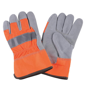 Guantes de Trabajo de Alta Visibilidad para la Industria de la Construcción, Venta al por Mayor de Fábrica OEM - Product Image 1
