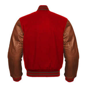 Chaqueta universitaria de algodón para hombre estilo clásico de algodón cálido OEM ODM directo de fábrica personalizado de moda cómoda ropa de abrigo deportiva - Product Image 3